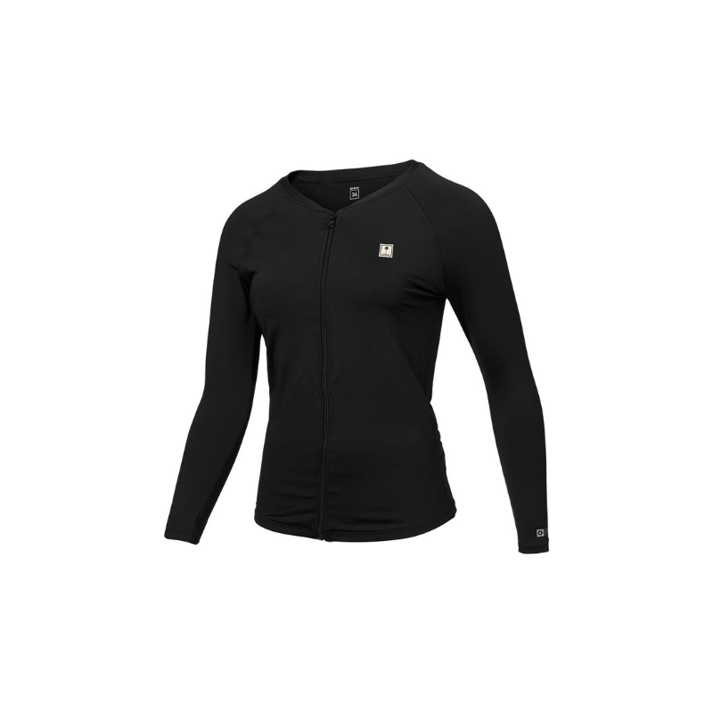 Lycra Mystic Women Moonlight Rashvest L/S BLACK